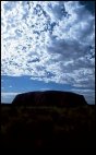 Clouds over Uluru