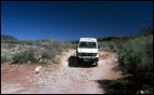 Driving in Finke Gorge Ntl Park